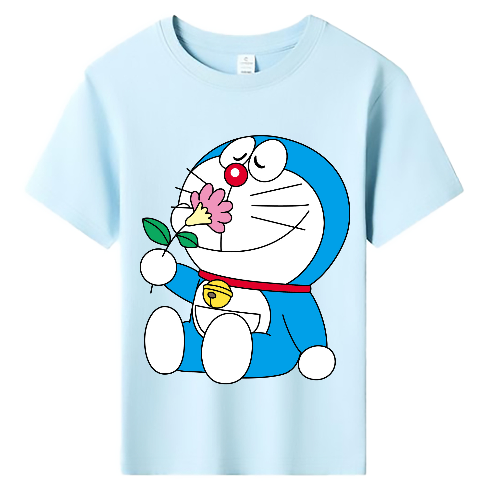 （画像用） ドラえもん Doraemon 綿100％キッズTシャツ（フロントプリント）